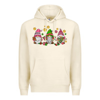 Tofu pink christmas gnomies Premium Hoodie - AdoDesignShop