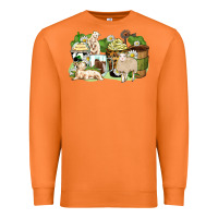 Carrot sheep coffee cups Premium Sweatshirt - Zillion Design Studio