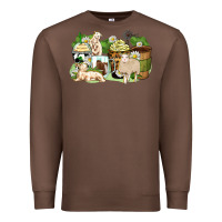 Chestnut sheep coffee cups Premium Sweatshirt - Zillion Design Studio