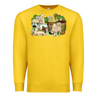 Lemon sheep coffee cups Premium Sweatshirt - Zillion Design Studio
