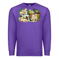 Purple sheep coffee cups Premium Sweatshirt - Zillion Design Studio