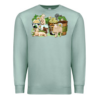 Seafoam sheep coffee cups Premium Sweatshirt - Zillion Design Studio