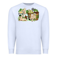 White sheep coffee cups Premium Sweatshirt - Zillion Design Studio