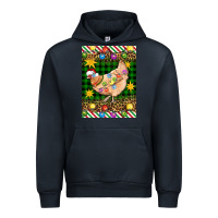 Navy Christmas Chicken Urban Hoodie - Artiststas
