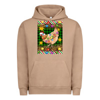 Pigment Burro Christmas Chicken Urban Hoodie - Artiststas