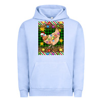 Pigment Grape Ice Christmas Chicken Urban Hoodie - Artiststas