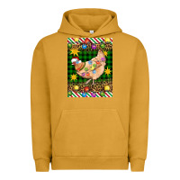 Pigment Peanut Butter Christmas Chicken Urban Hoodie - Artiststas