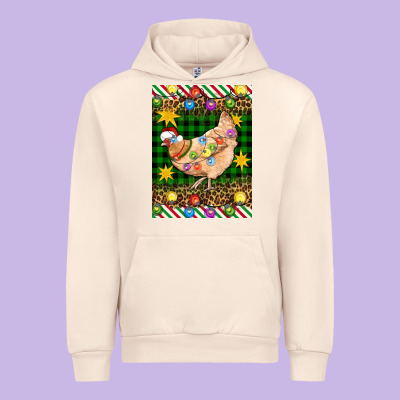 Christmas Chicken Urban Hoodie Designed By Artiststas