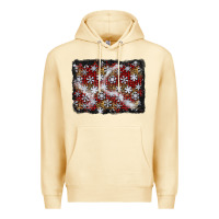 Pina Colada christmas snow crystals background Premium Hoodie - BundleAndBundleShop