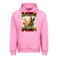 Fuchsia Pink Christmas coop animals Urban Hoodie - Artiststas