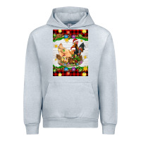 Heather Grey Christmas coop animals Urban Hoodie - Artiststas