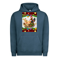 Pigment Midnight Navy Christmas coop animals Urban Hoodie - Artiststas