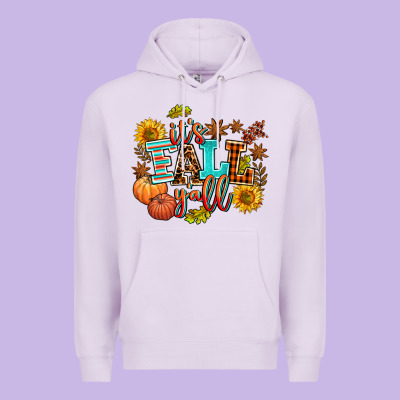 It's Fall Y'all Premium Hoodie Designed By Adodesignshop