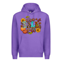 Purple it's fall y'all Premium Hoodie - AdoDesignShop