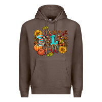 Coffee it's fall y'all Premium Hoodie - AdoDesignShop