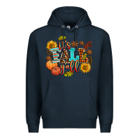 Navy it's fall y'all Premium Hoodie - AdoDesignShop
