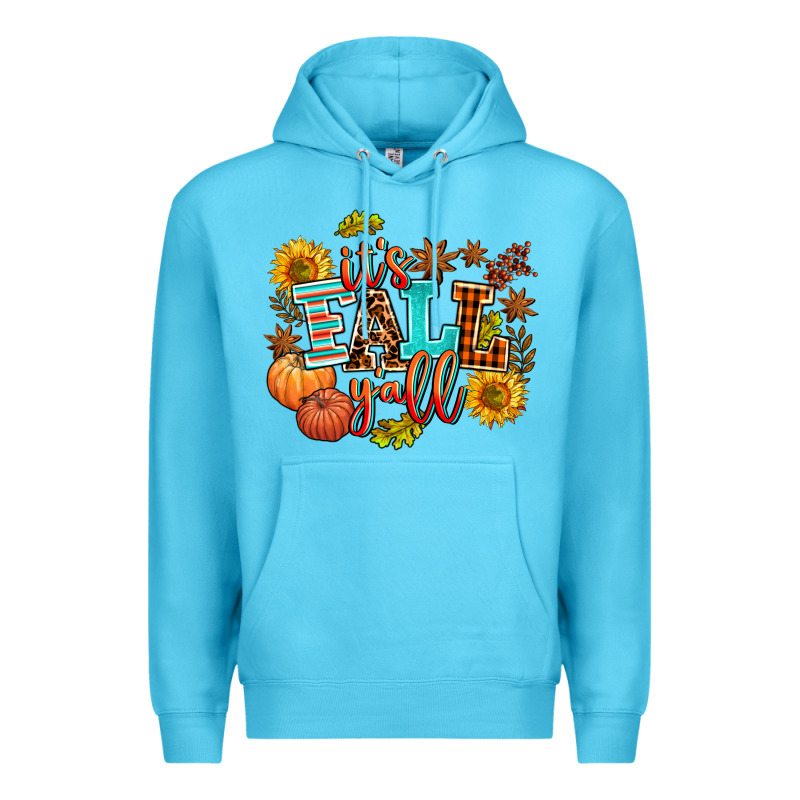It's Fall Y'all Premium Hoodie by AdoDesignShop | Teevron