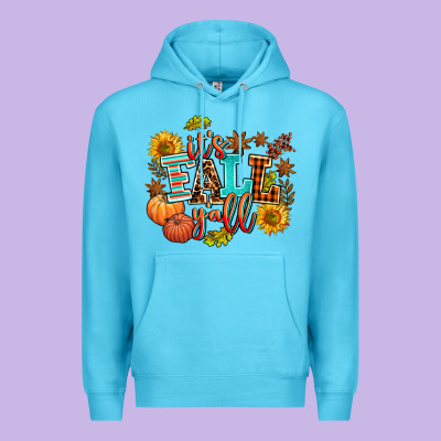 It's Fall Y'all Premium Hoodie Designed By Adodesignshop