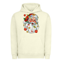 Pigment Pistachio santa with little christmas Urban Hoodie - AdoDesignShop
