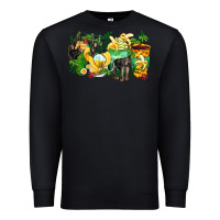 Black monkey coffee cups Premium Sweatshirt - Zillion Design Studio