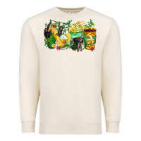 Sandshell monkey coffee cups Premium Sweatshirt - Zillion Design Studio