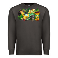 Smoke monkey coffee cups Premium Sweatshirt - Zillion Design Studio