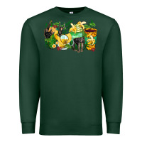 Sports Green monkey coffee cups Premium Sweatshirt - Zillion Design Studio