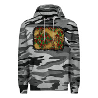Slate Camo christmas trees and leopard background Premium Hoodie - BundleAndBundleShop