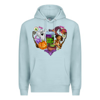Blue Mist halloween Premium Hoodie - AdoDesignShop