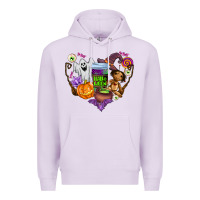 Lilac halloween Premium Hoodie - AdoDesignShop