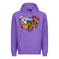 Purple halloween Premium Hoodie - AdoDesignShop