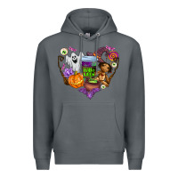 Rock halloween Premium Hoodie - AdoDesignShop