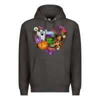 Smoke halloween Premium Hoodie - AdoDesignShop