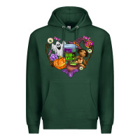 Sports Green halloween Premium Hoodie - AdoDesignShop