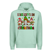 Seafoam i believe in christmas Premium Hoodie - AdoDesignShop