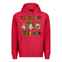 Cardinal i believe in christmas Premium Hoodie - AdoDesignShop