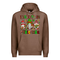 Chestnut i believe in christmas Premium Hoodie - AdoDesignShop