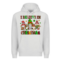 Dove Grey i believe in christmas Premium Hoodie - AdoDesignShop