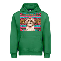 Emerald shih tzu floral tumbler Urban Hoodie - JahusDesignShop