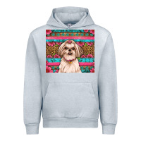Heather Grey shih tzu floral tumbler Urban Hoodie - JahusDesignShop