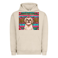 Pigment French Oak shih tzu floral tumbler Urban Hoodie - JahusDesignShop