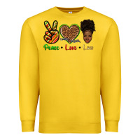 Lemon peace love locs Premium Sweatshirt - texasbilliewilder