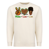 Sandshell peace love locs Premium Sweatshirt - texasbilliewilder