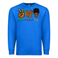 True Royal peace love locs Premium Sweatshirt - texasbilliewilder