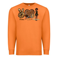 Carrot peace love melanin Premium Sweatshirt - texasbilliewilder
