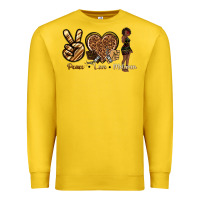 Lemon peace love melanin Premium Sweatshirt - texasbilliewilder