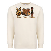 Sandshell peace love melanin Premium Sweatshirt - texasbilliewilder
