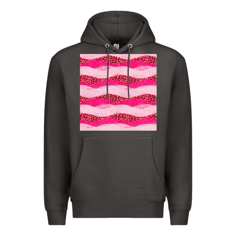 Valentines Day Glitter And Leopard Seamless Pattern Premium Hoodie by BundleAndBundleShop | Teevron