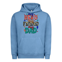 Pigment Pebble Blue my hero my friend my dad Urban Hoodie - JahusDesignShop