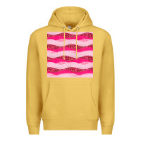 Antique Gold valentines day glitter and leopard seamless pattern Premium Hoodie - BundleAndBundleShop